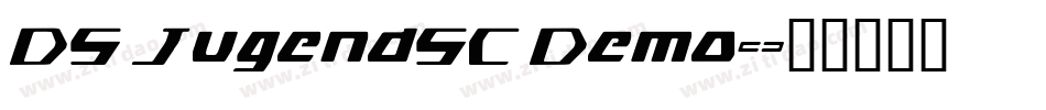 DS JugendSC Demo字体转换